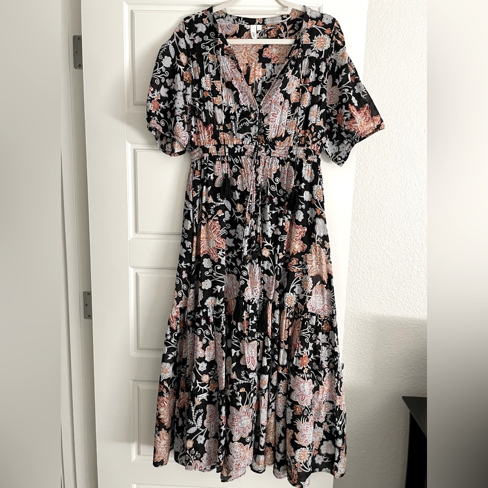 NWOT Elan Button Down Midi Dress - Large